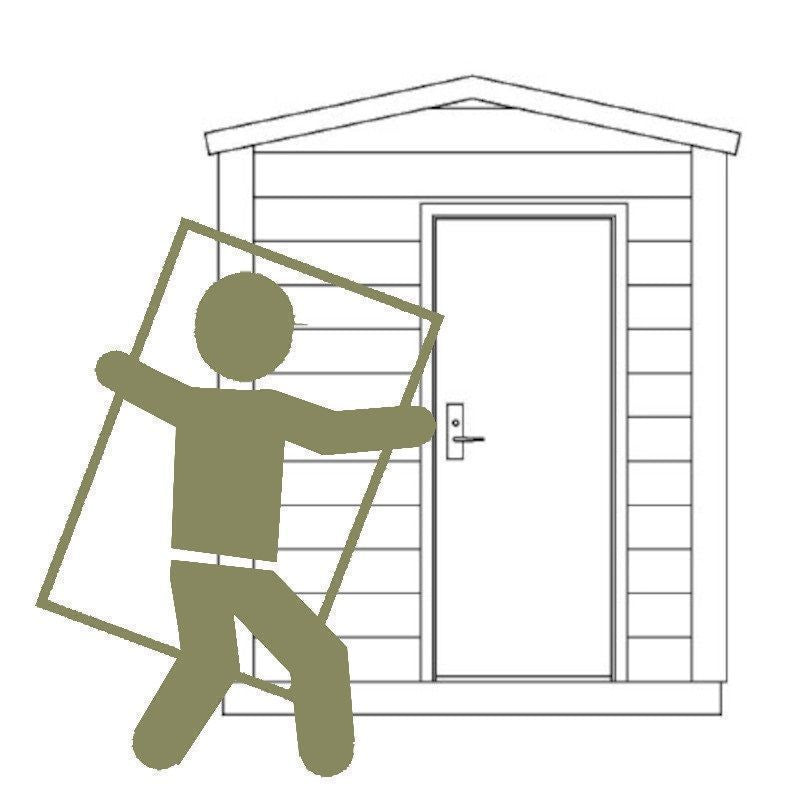 Optional Assembly For Shire Clipstone Log Cabin 13' 8" x 15' 8" Primary Image