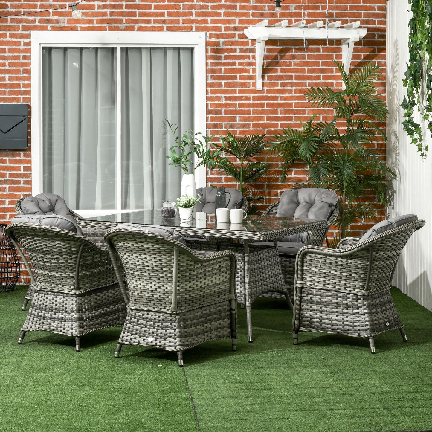 7-Piece Rattan Dining Sets