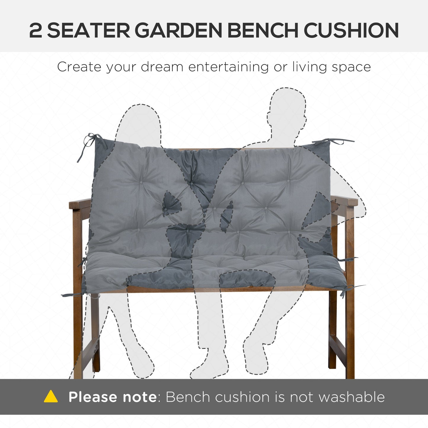 2 Seater Bench Cushion