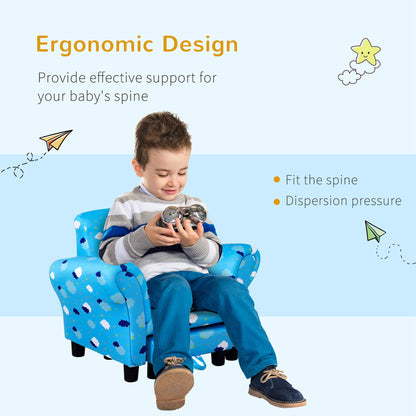 Kids Star and Cloud Armchair