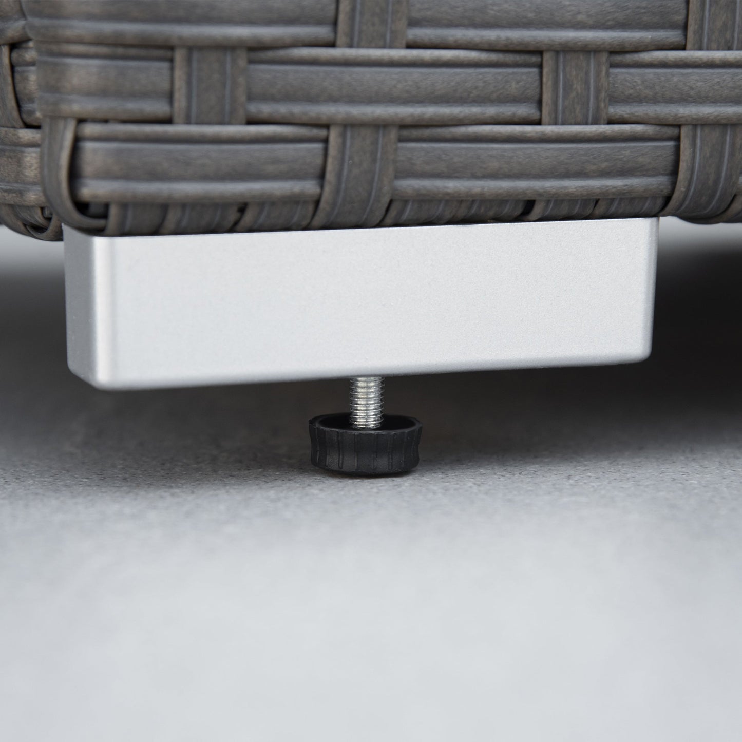 9 Seater Garden Rattan Furniture 10-Piece Rattan Corner Dining Sofa Set