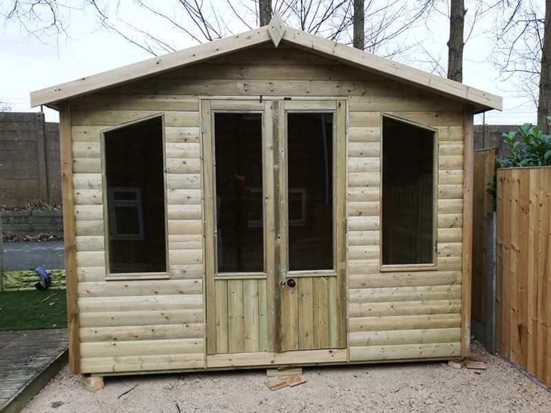 Chatsworth Garden Summerhouse 8FT Front x 6FT Deep by Churnet Valley - CHATS8X6