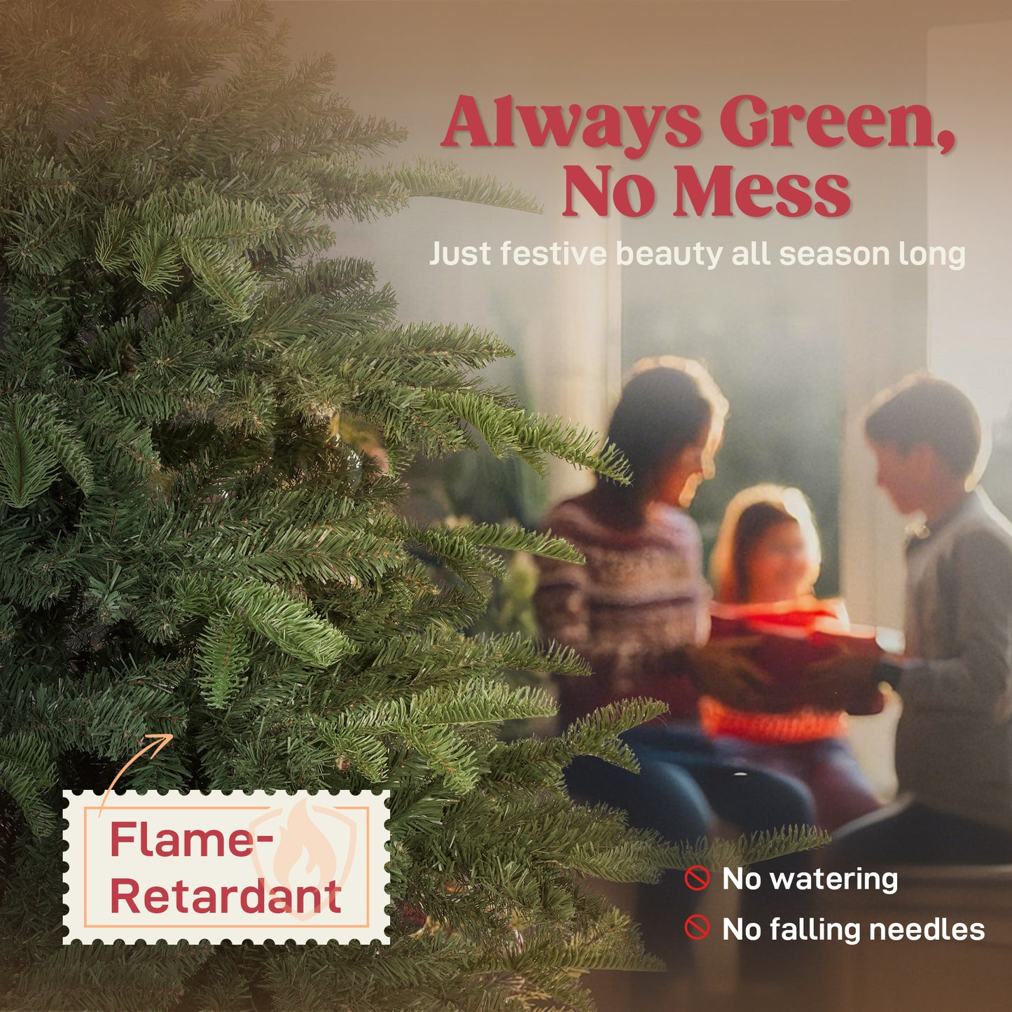 6ft Christmas Tree Artificial -  1062 Tips