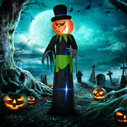 Pumpkin Man Inflatable Halloween Decoration - 250cm