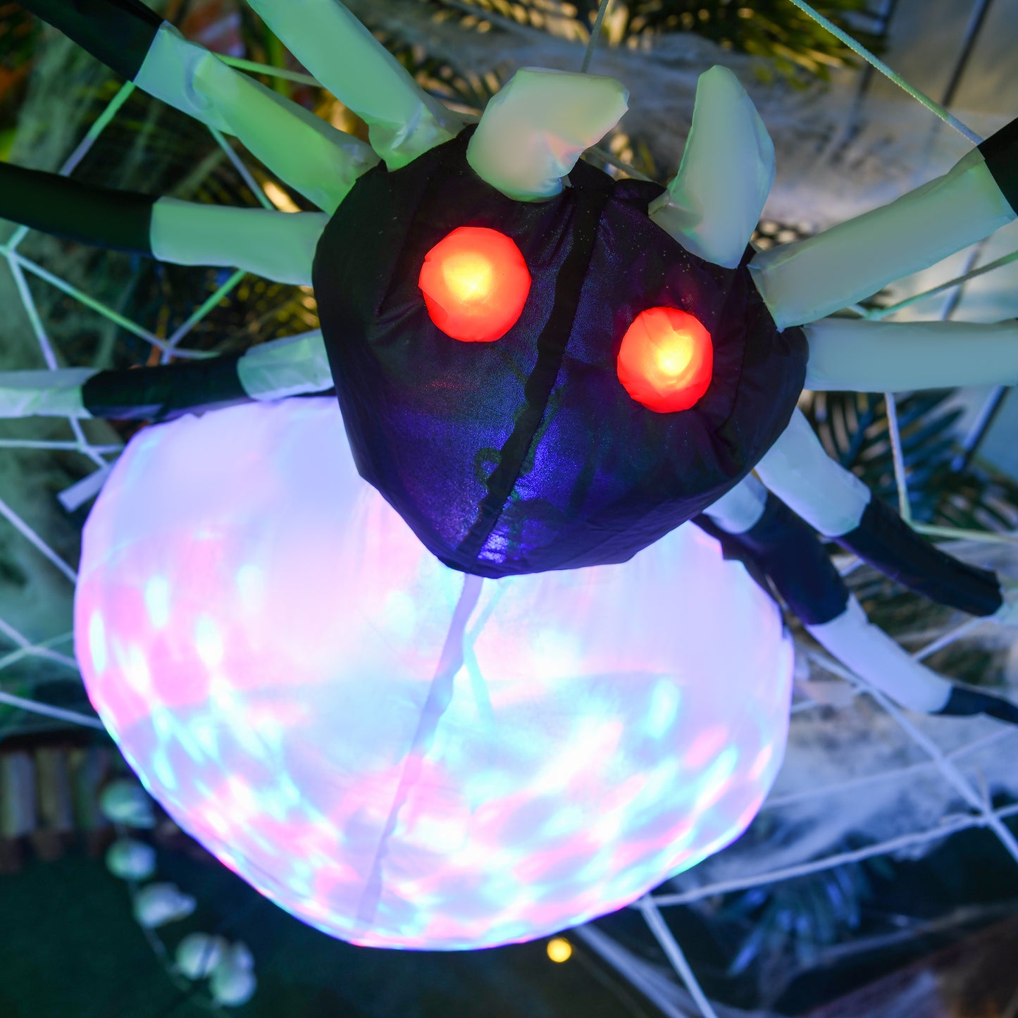 Spider Inflatable Halloween Decoration - 153cm