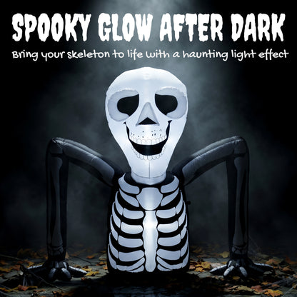 Skeleton Inflatable Halloween Decoration - 153cm
