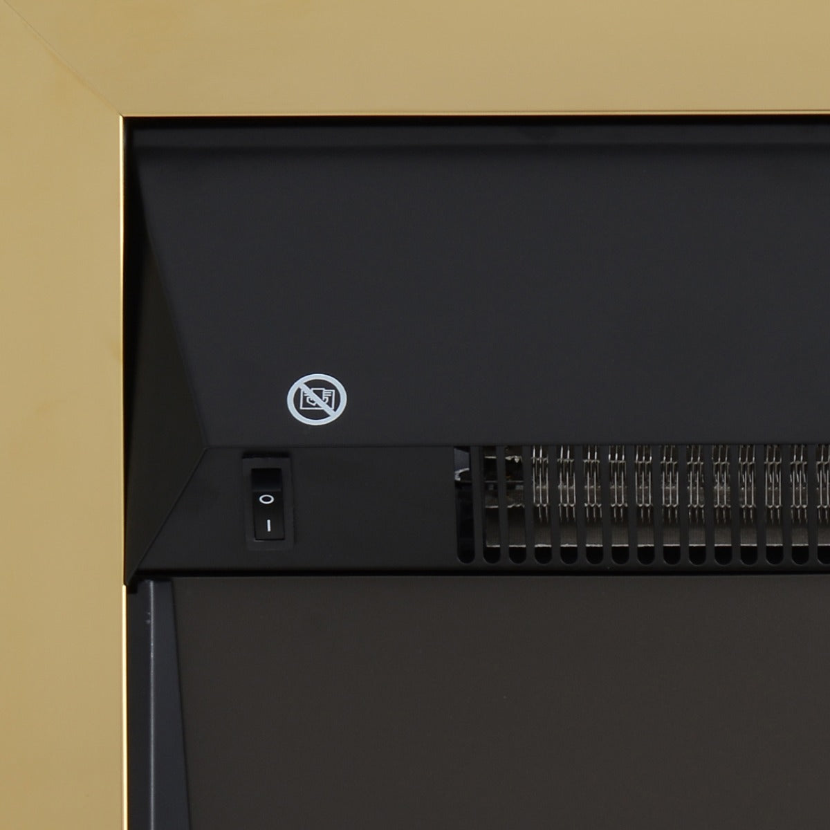 Electric Fireplace LED Light Complete Fire Place Heating Indoor Heater Coal Burning Flame Effect Heat 2000W Max