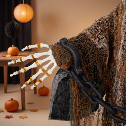 Animated Grim Reaper Halloween Decoration - 170cm