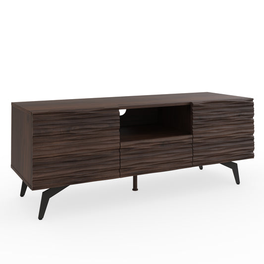 Bantham TV Unit Dark Walnut 1 Shelf 1 Drawer 2 Doors