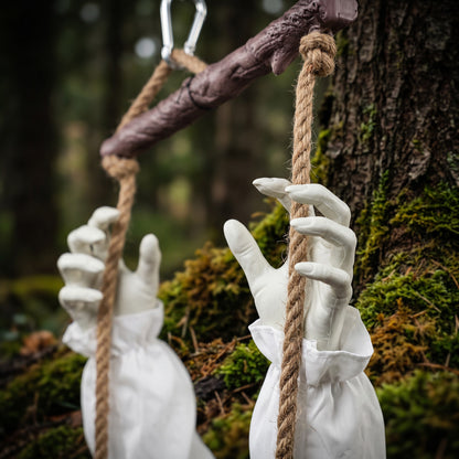 Animated Swinging Ghost Halloween Decoration - 170cm