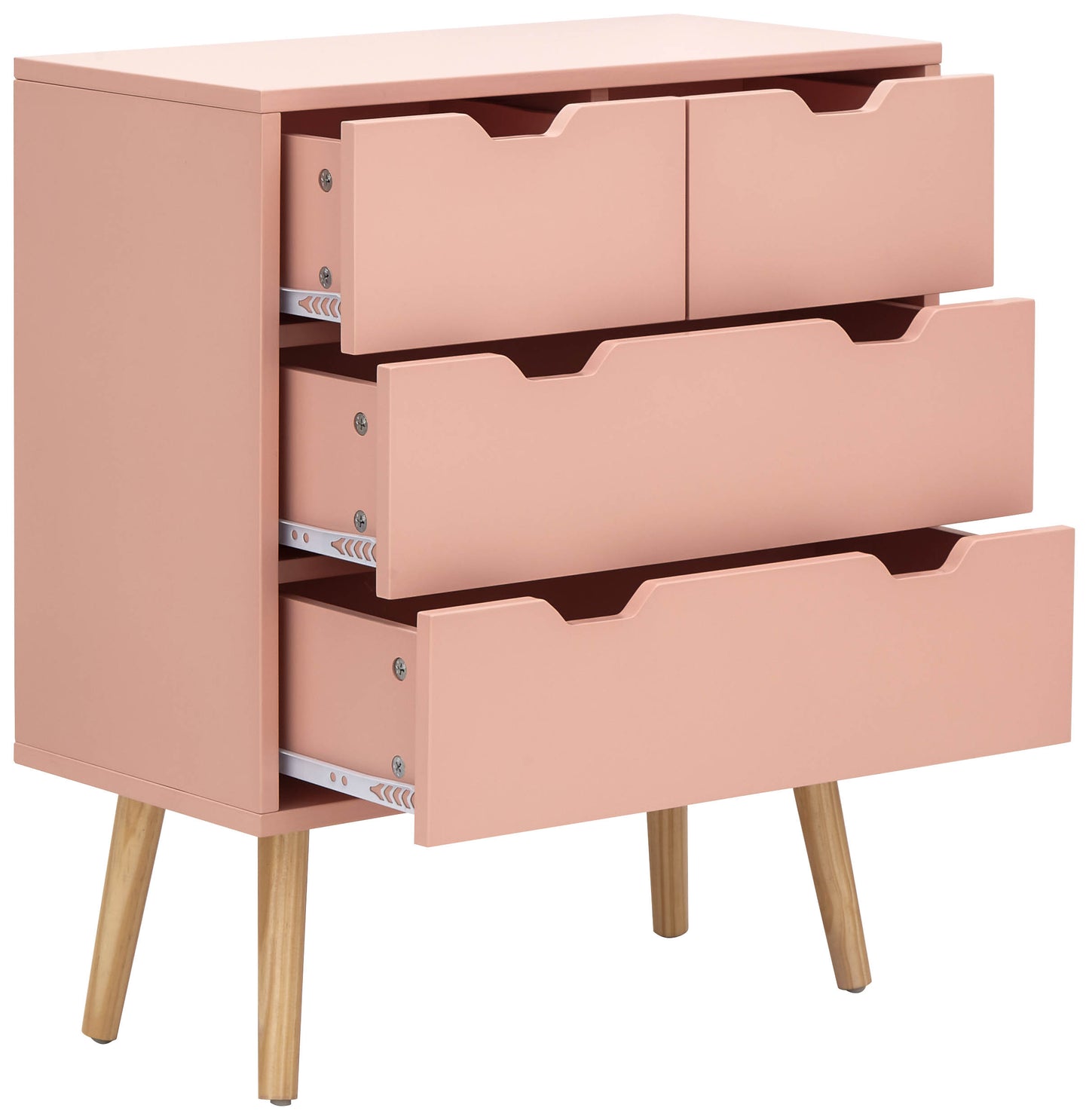 Nyborg Chest of Drawers Pink 4 Drawers