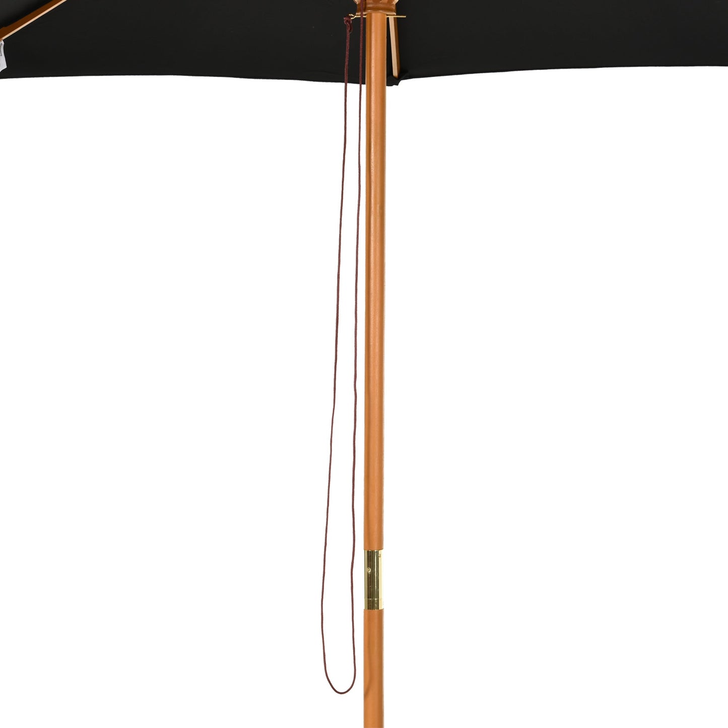 3M Fir Wooden Parasol Garden Umbrellas 8 Ribs Bamboo Sun Shade Patio Outdoor Umbrella Canopy