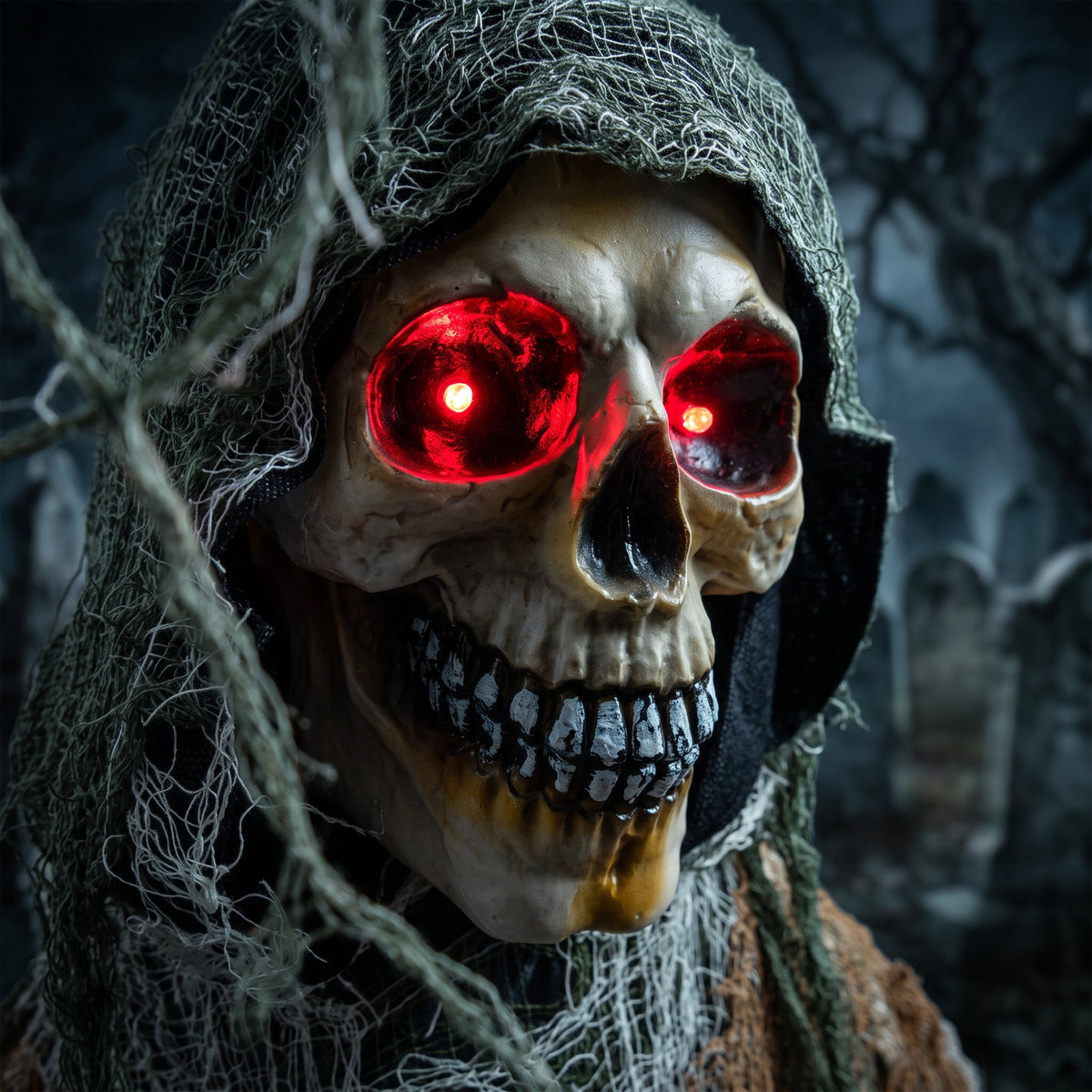 Animated Grim Reaper Halloween Decoration - 170cm