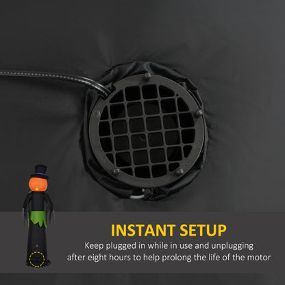 Pumpkin Man Inflatable Halloween Decoration - 250cm