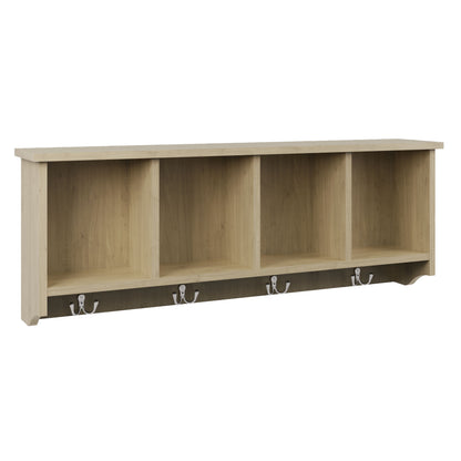 Kempton Shoe Storage Oak 12 Shelves