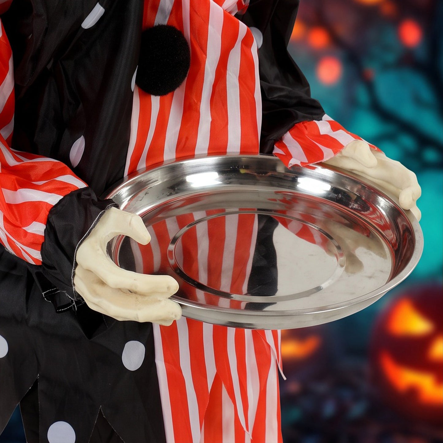 Animated Scary Clown Halloween Decoration - 91cm