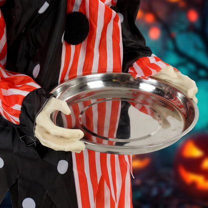Animated Scary Clown Halloween Decoration - 91cm