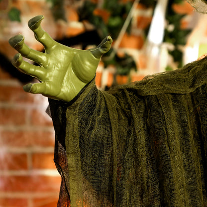 Animated Witch Halloween Decoration - 170cm