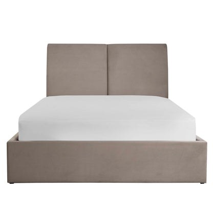 Montrel Double Ottoman Bed Natural 5 x 7ft