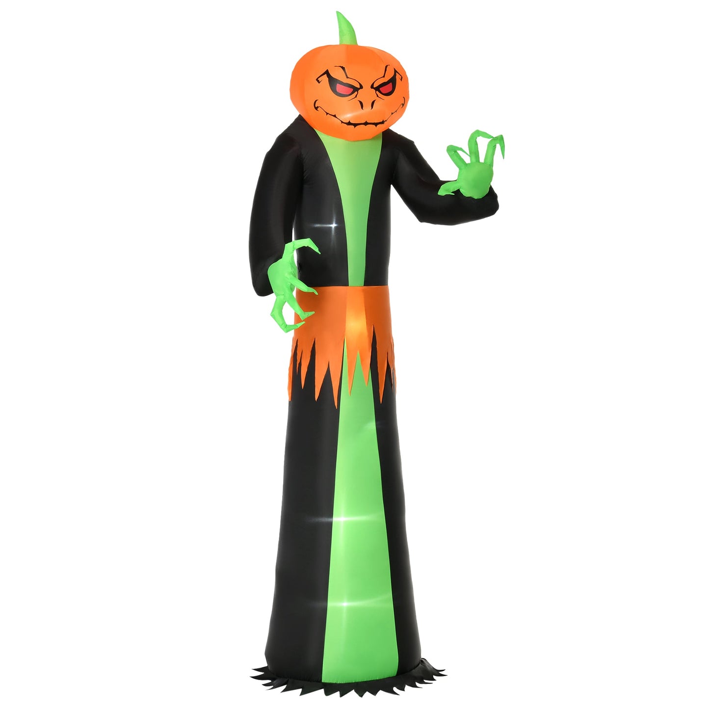 2.7m Inflatable Halloween Pumpkin with Build-in LED for Party Garden Decorations Primary Image