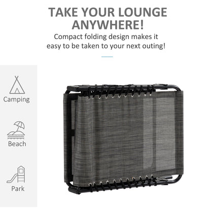 Outsunny Portable Sun Lounger