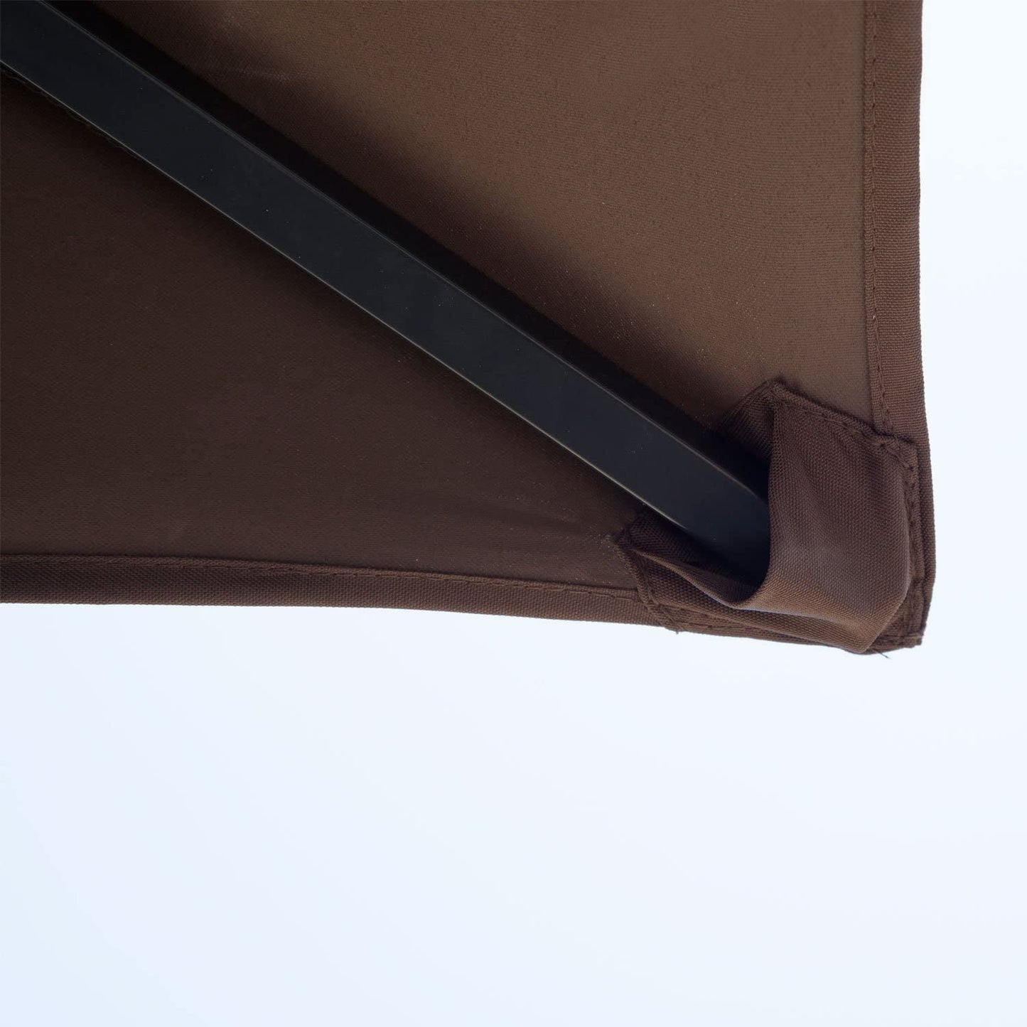 2.5M 8ft New Double-Tier BBQ Gazebo Grill Canopy Barbecue Tent Shelter Patio Deck Cover - Coffee