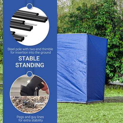 Outsunny 5 Pole Camping Windbreaks