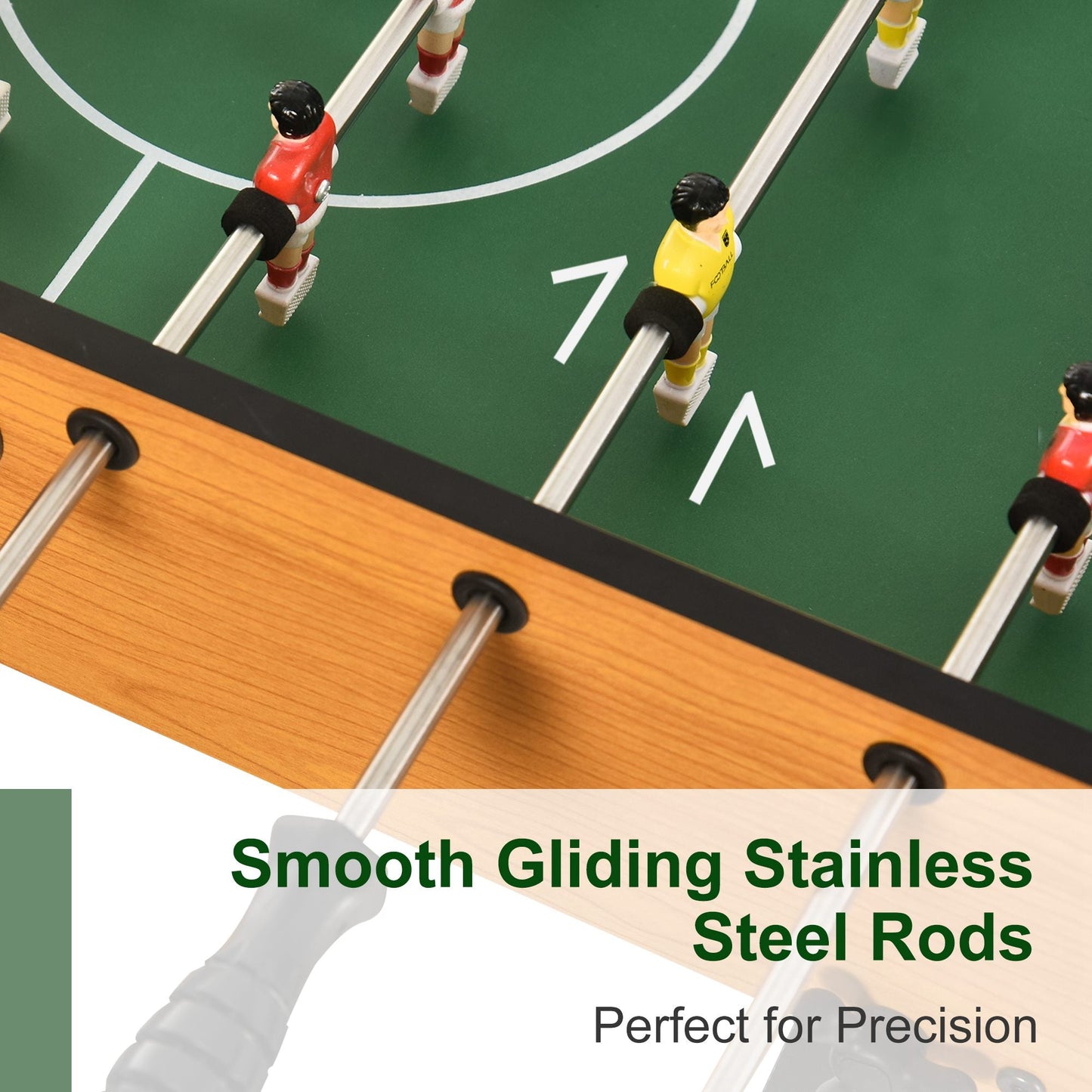 Folding Foosball Gaming Table Mini Football Soccer Table for Family Fun Kids Toy