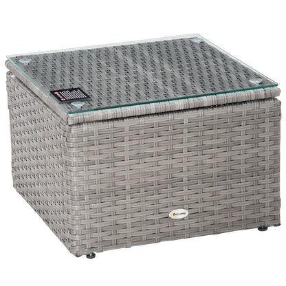 3-Pieces Outdoor PE Rattan Sofa Set