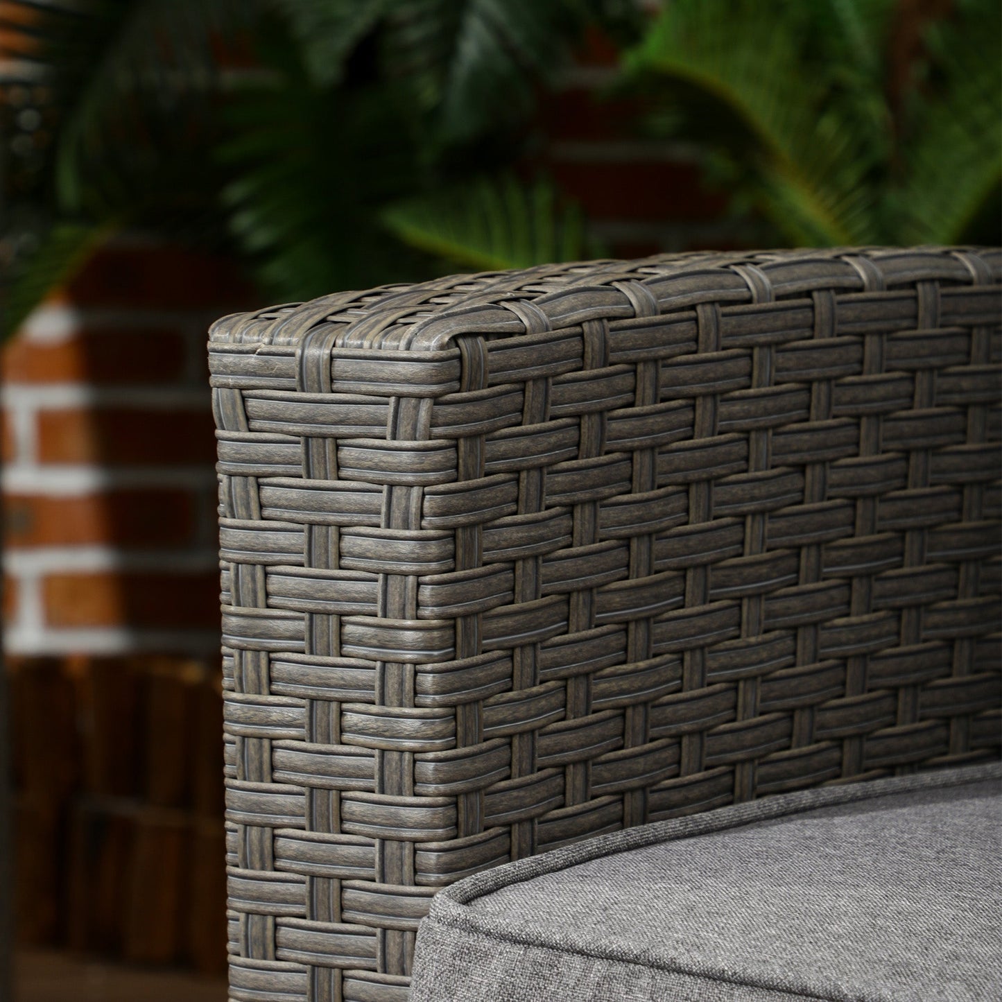 4-Piece Rattan Garden Furniture Sets