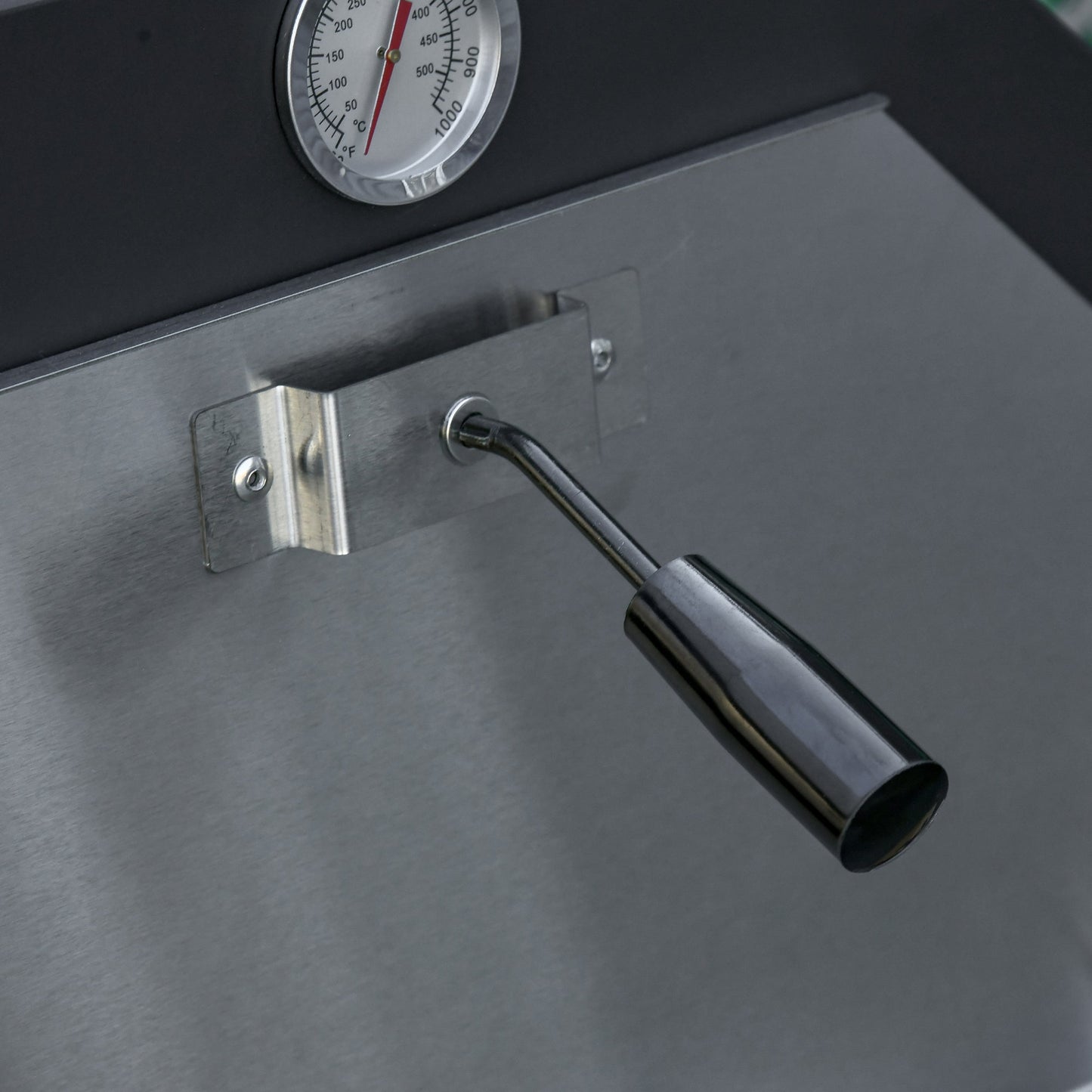 Outdoor Garden Pizza Oven Charcoal BBQ Grill 3-Tier Freestanding w/ Chimney