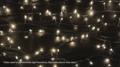 Christmas String Fairy Lights Multifunction Multicolour Outdoor 100 LED - 4.95m by Astralis