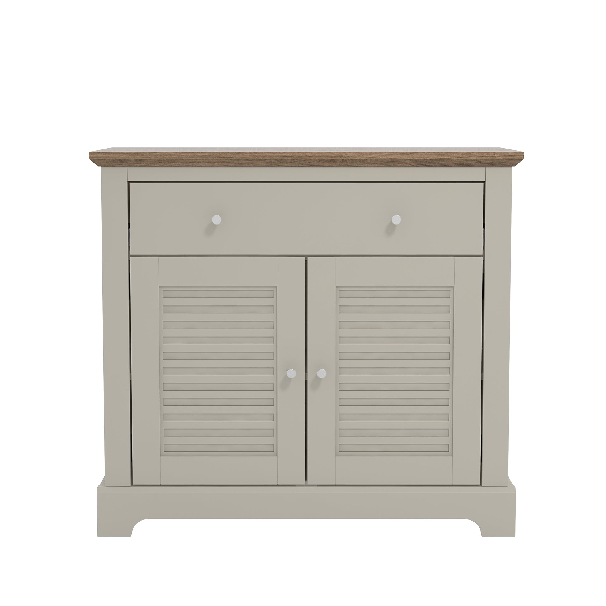 Salcombe Sideboard Light Grey 2 Doors 2 Shelves 1 Drawer Primary Image