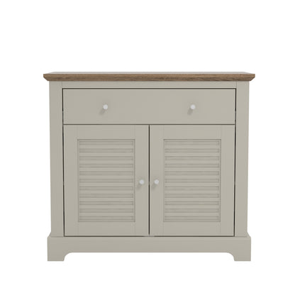 Salcombe Sideboard Light Grey 2 Doors 2 Shelves 1 Drawer Primary Image
