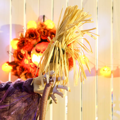 Animated Witch Halloween Decoration - 183cm