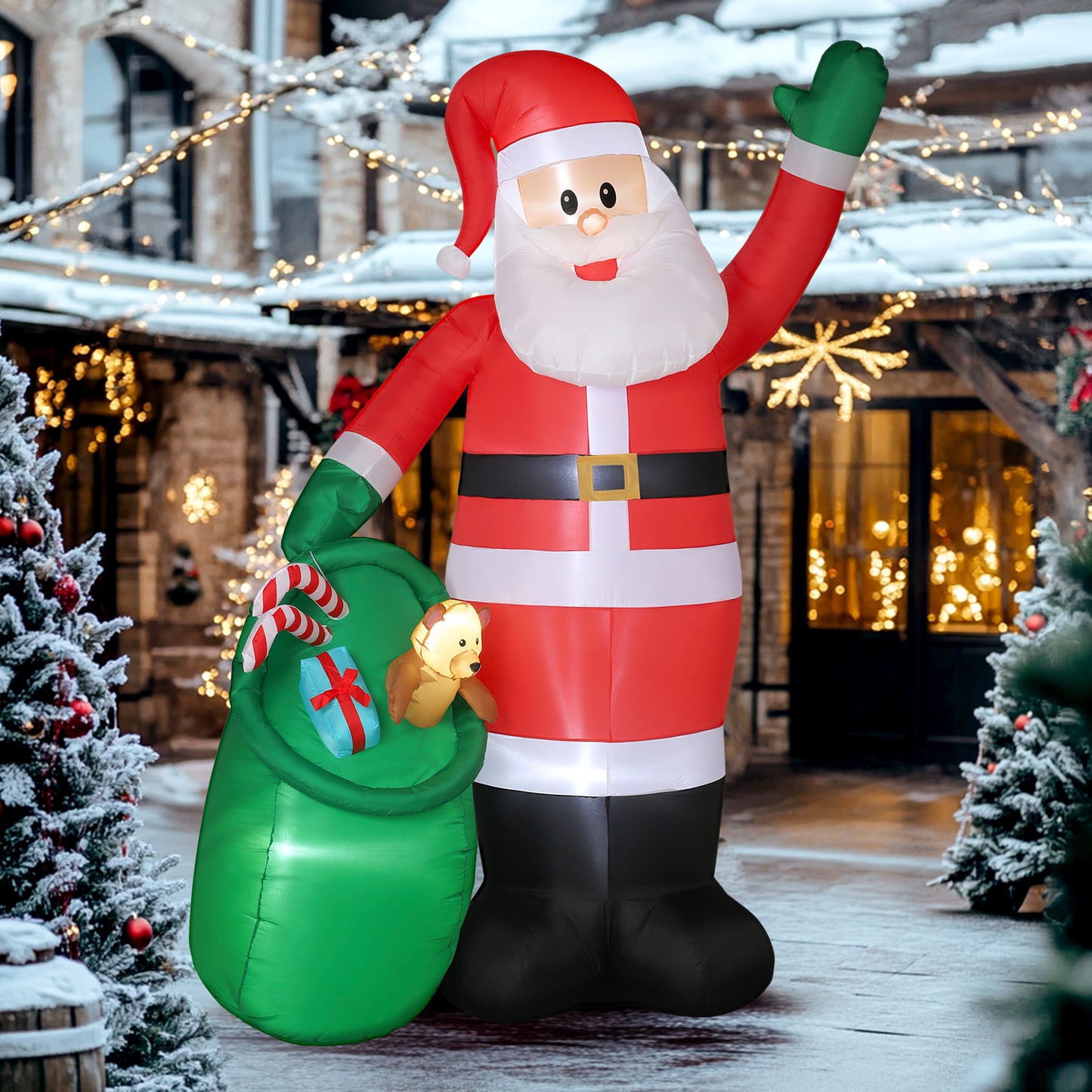 Santa Inflatable Christmas Decoration - 275cm