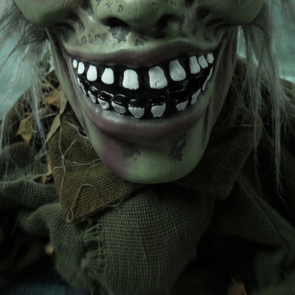 Animated Crawling Zombie Halloween Decoration - 116cm