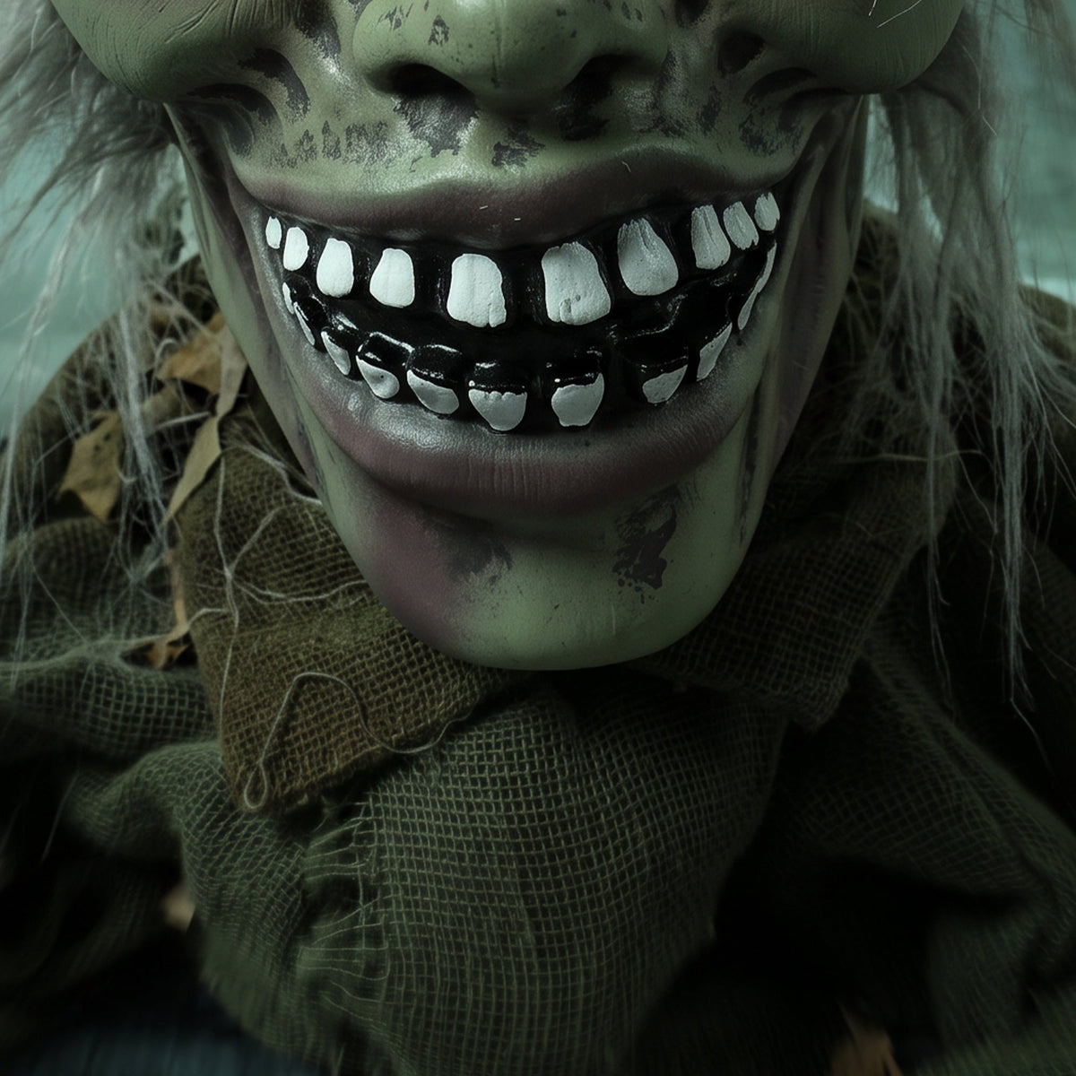 Animated Crawling Zombie Halloween Decoration - 116cm