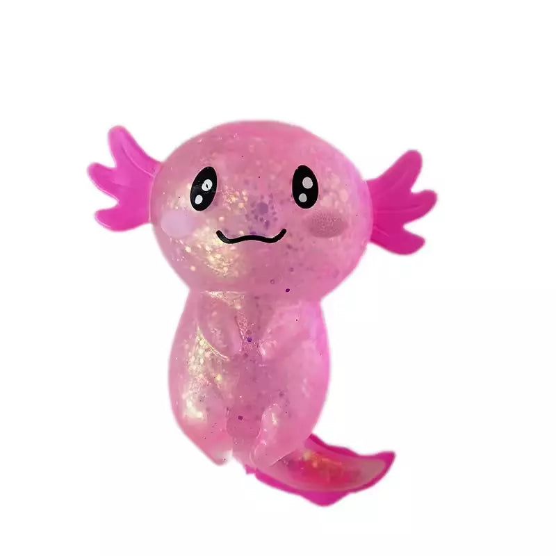 Axolotl Glitter Squishies Stress Fidget Toy