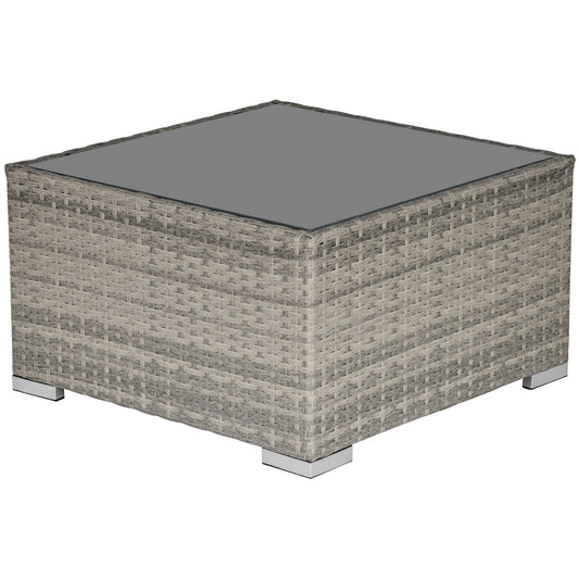 Square PE Wicker Rattan Table Primary Image