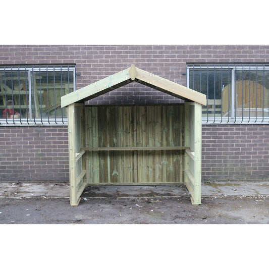 Large Garden Smoking Shelter Apex Roof by Churnet Valley - SS101