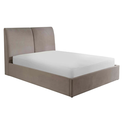 Montrel King Size Ottoman Bed Natural 5 x 7ft