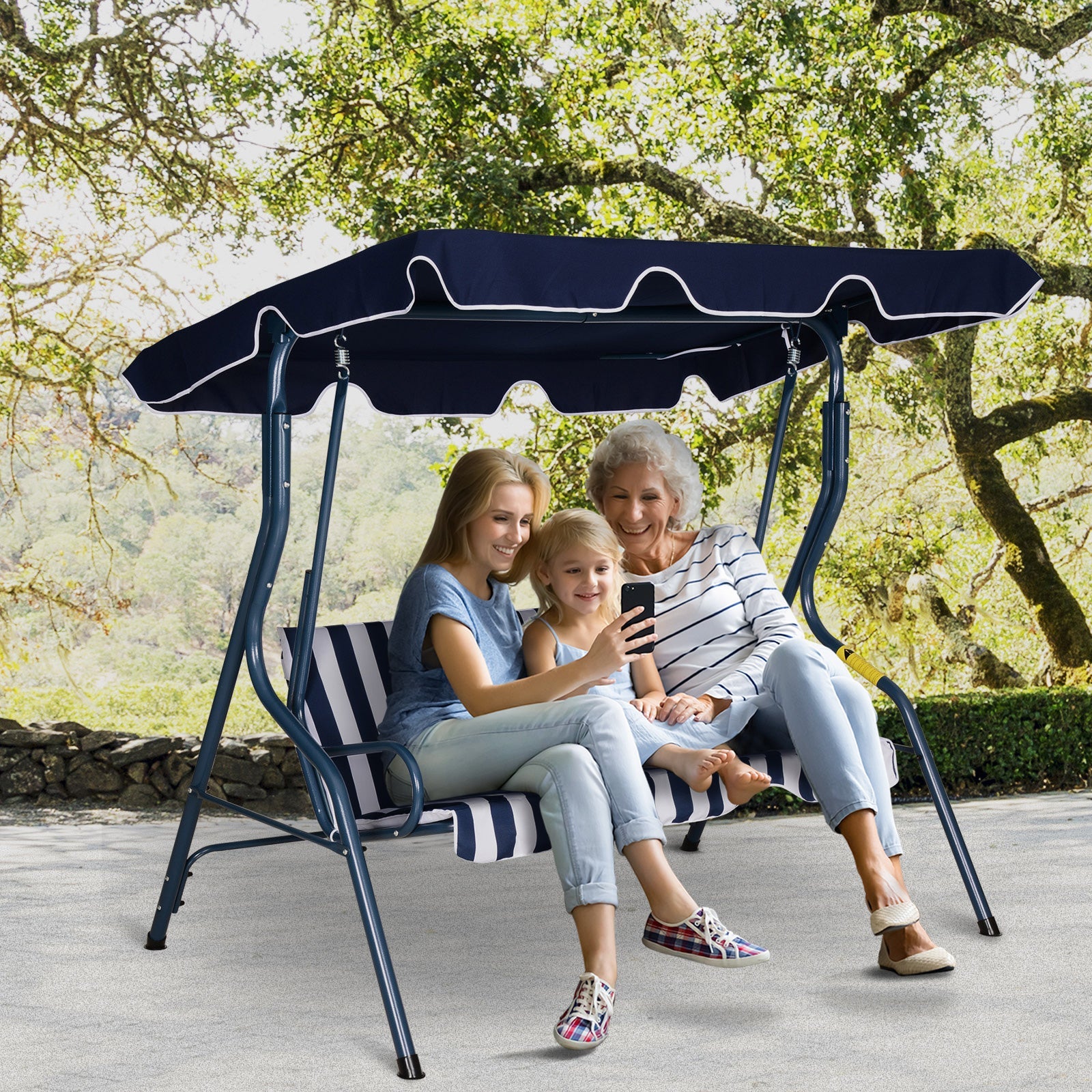 Canopy Outsunny Seater Swing Outsunny Seater Canopy Swing Chair
