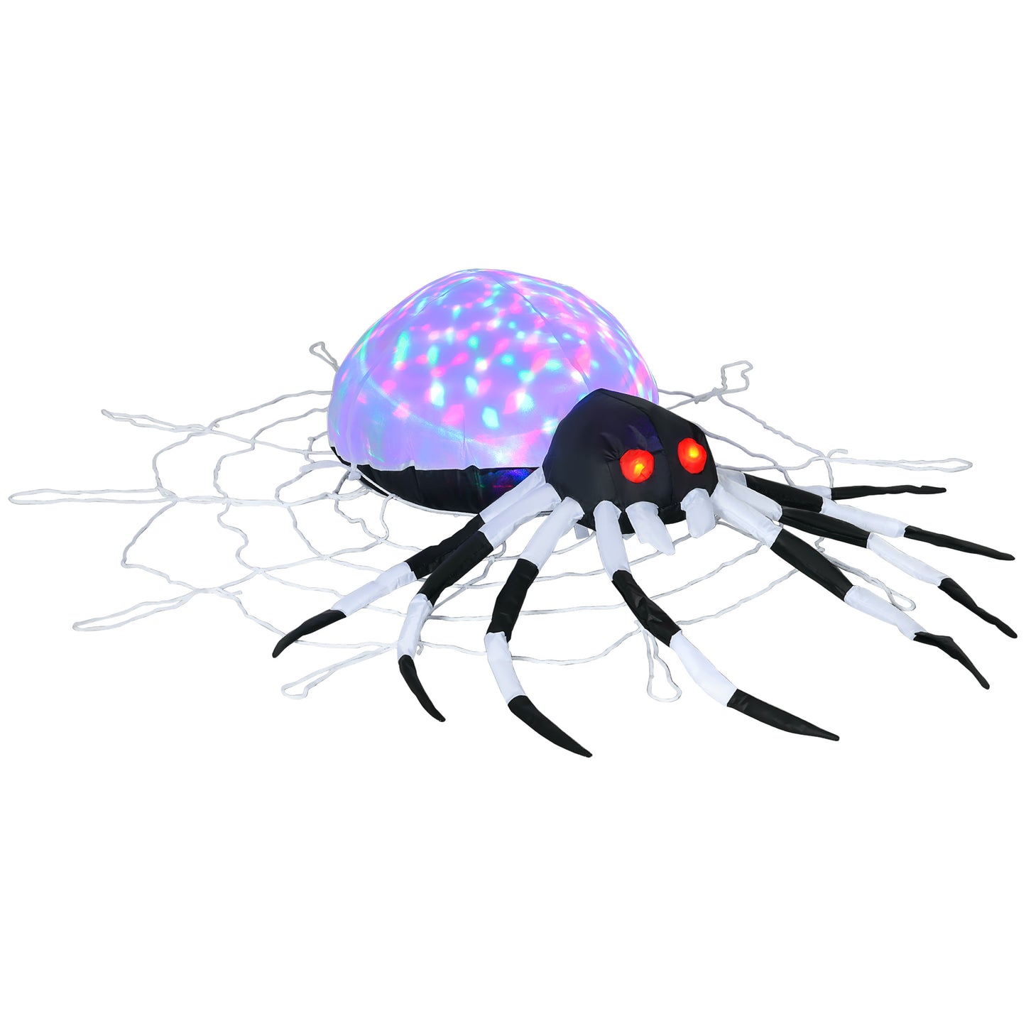 Spider Inflatable Halloween Decoration - 153cm