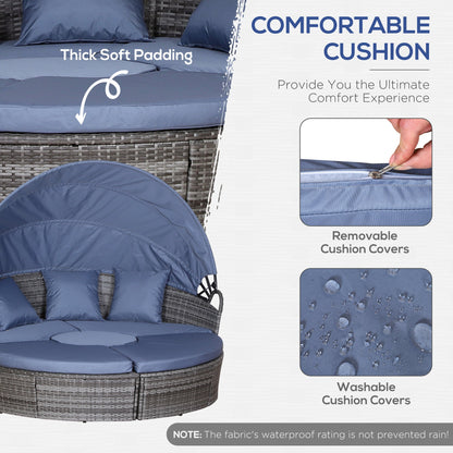 PE Rattan Lounge Set