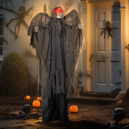 Animated Grim Reaper Halloween Decoration - 195cm Primary Image