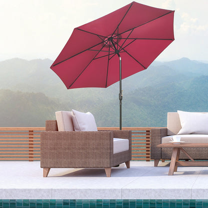 3M Tilting Parasol Garden Umbrellas