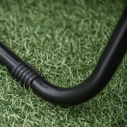 Zero Gravity Garden Deck Folding Chair Texteline Patio Sun Lounger Reclining Seat with Cup Holder & Canopy Shade - Grey