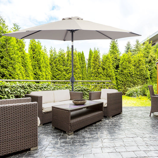 3M Tilting Parasol Garden Umbrellas