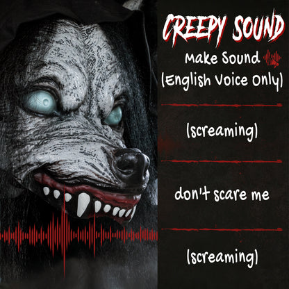 Animated Werewolf Halloween Decoration - 170cm